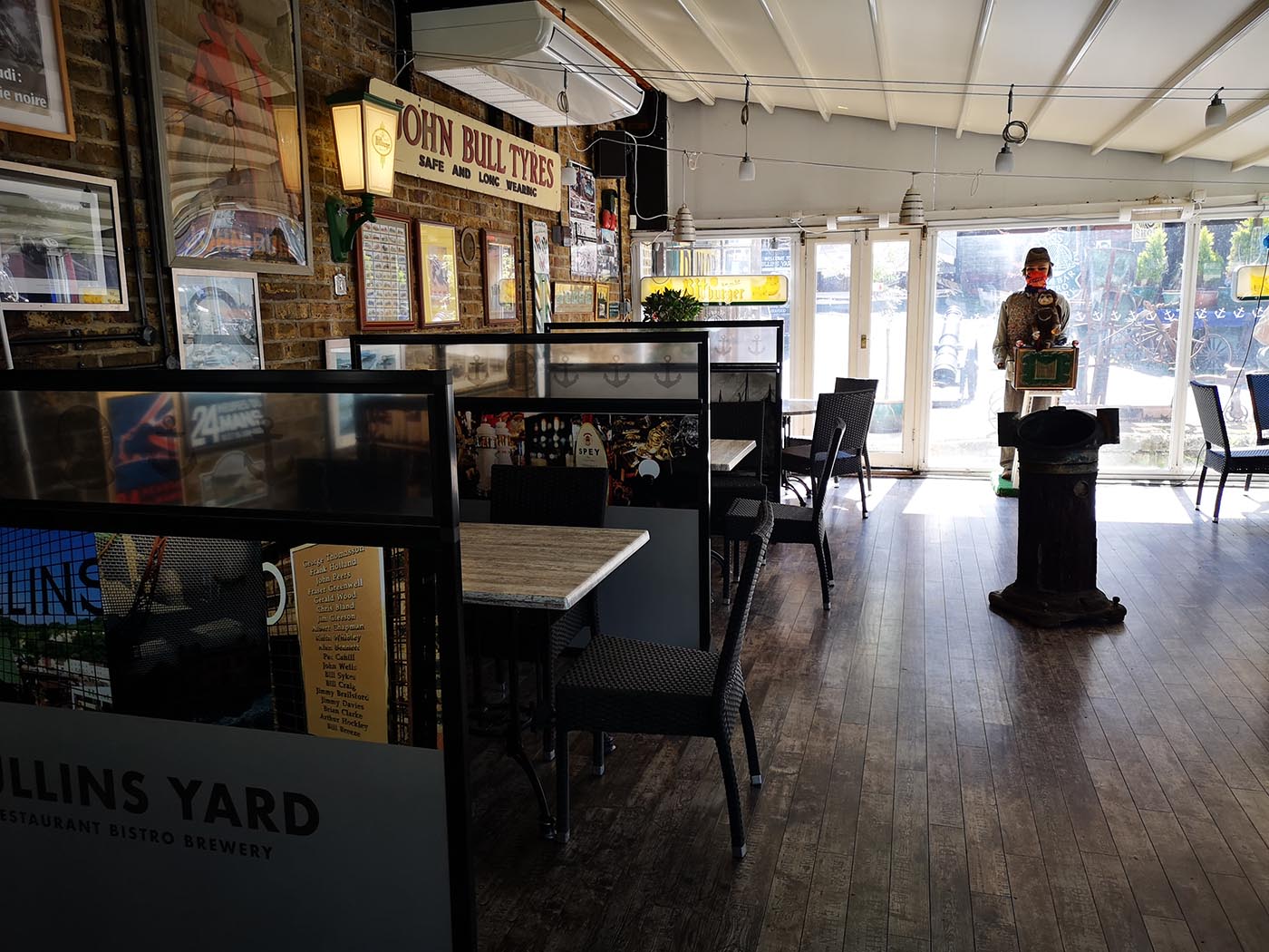 Cullins Yard restaurant Dover marina waterfront