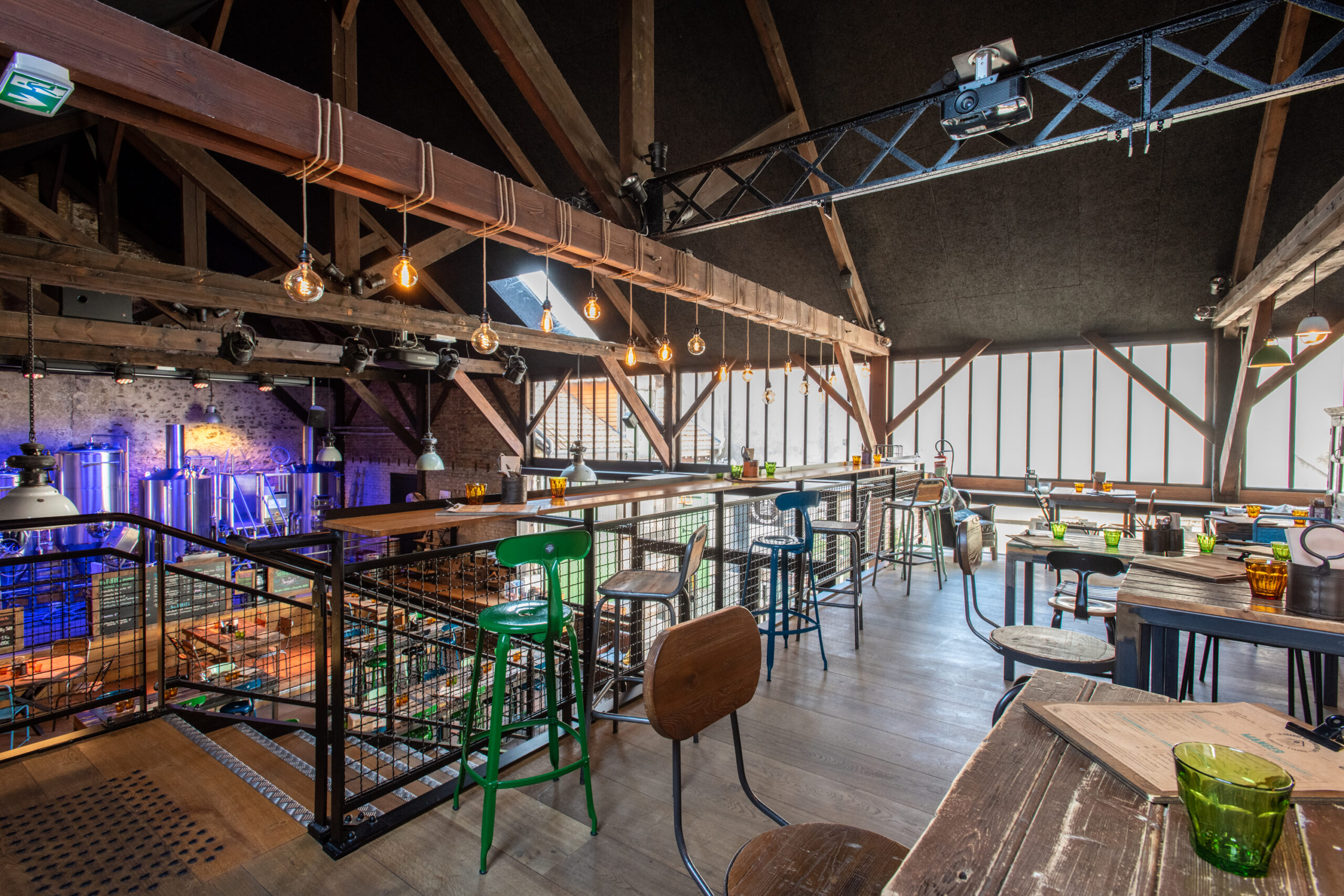 La Grange de Monsieur Guy, restored barn interior, old town of Boulogne-sur-Mer