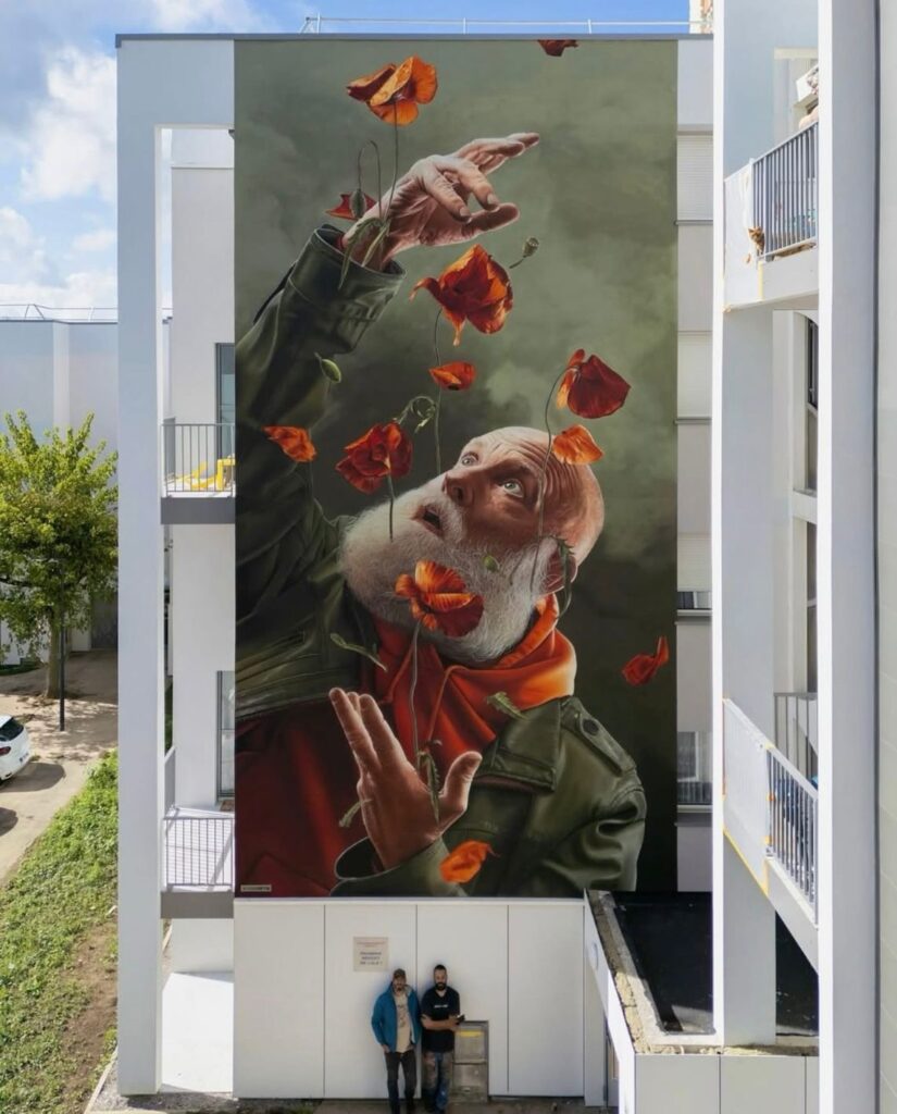Studio Giftig street art fresco Boulogne-sur-Mer open-air museum